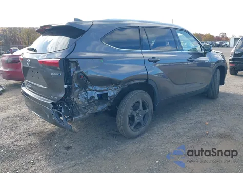 2021 Toyota Highlander Hybrid Limited from USA, damaged, VIN 5TDDBRCH1MS531079